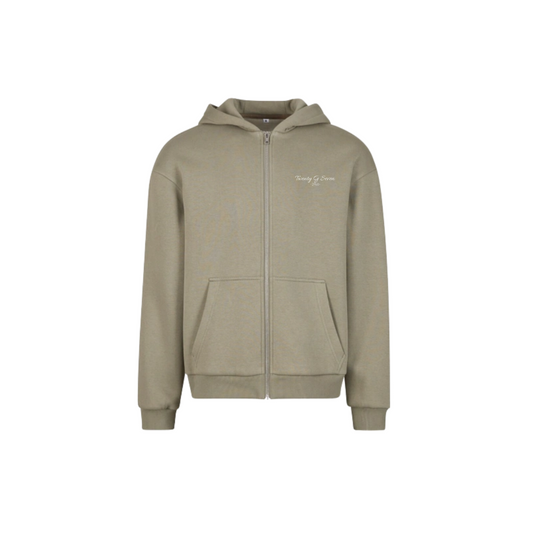 Olive Zip-Up Hoodie women